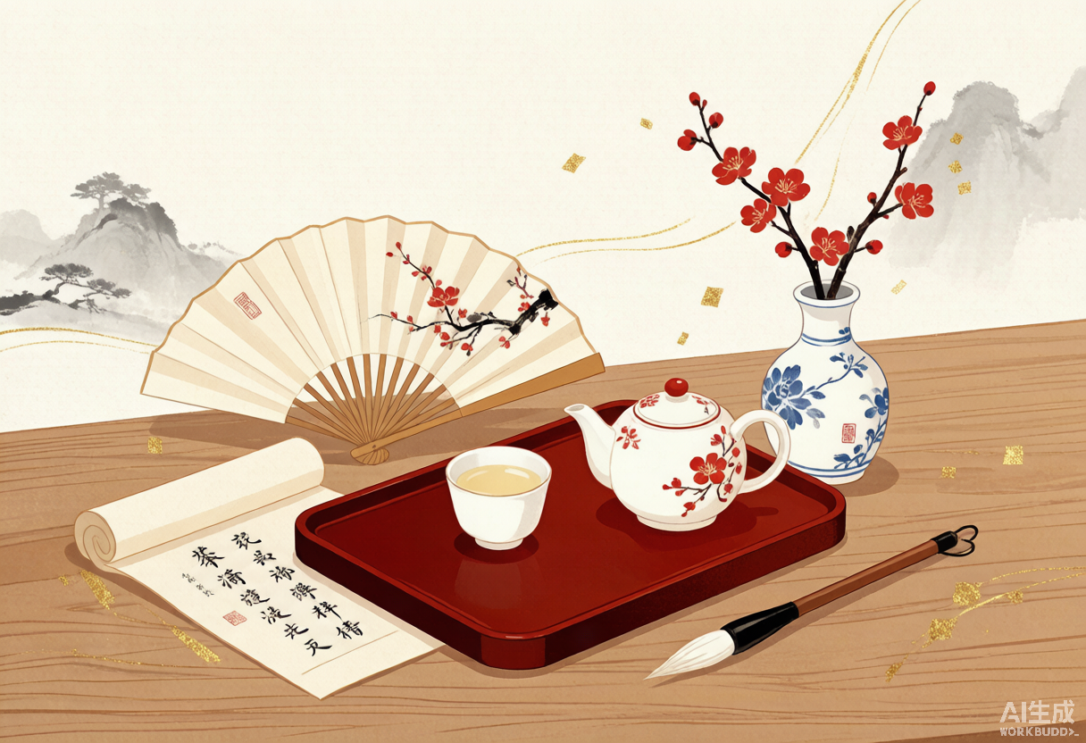 Chinese cultural heritage still life